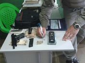 Operação “Integração Norte” apreende arma, drogas e dinheiro
