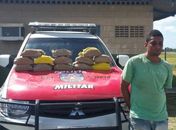 Homem é preso com mais de 20 quilos de maconha