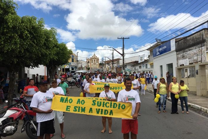 CAPS Esperança promove caminhada alusiva ao Setembro Amarelo em Anadia