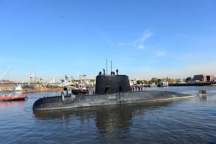 O submarino ARA San Juan, que desapareceu há um ano e um dia -