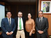 Severino e Fabiana Pessoa se reuniram com ministro da Educação e presidente da Ebserh.