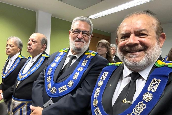 José Firmino, participa em Brasília da posse do presidente e vice- presidente do Colendo Superior Tribunal Eleitoral Maçônico