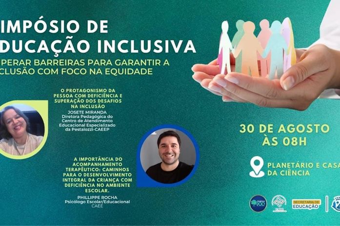 Arapiraca realiza, nesta sexta-feira (30), 1º Simpósio de Educação Inclusiva