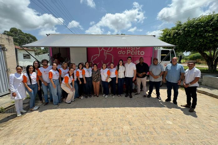 Prefeitura de Santana e SENAR levam Unidade Móvel de Mamografia ao Povoado São Félix