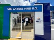 Maceió inaugura primeiro CMEI do Projeto Flexais em homenagem à professora vítima da Covid-19