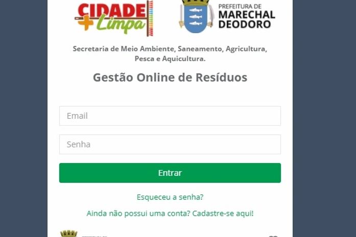 A plataforma permite que a Secretaria Municipal de Meio Ambiente acompanhe todo o processo de destinação correta do lixo, evitando o descarte incorreto em vias públicas.