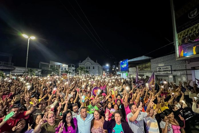 Edilza reúne milhares de pessoas durante agenda de campanha no fim de semana em Lagoa da Canoa