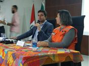 prefeito Rui Palmeira em coletiva na manhã desta segunda-feira (04)