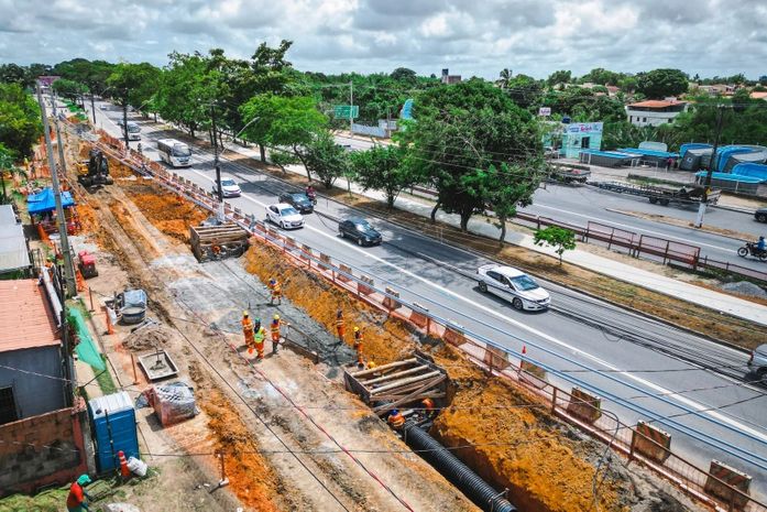 Parte alta vira um grande canteiro de obras com ações em vários bairros