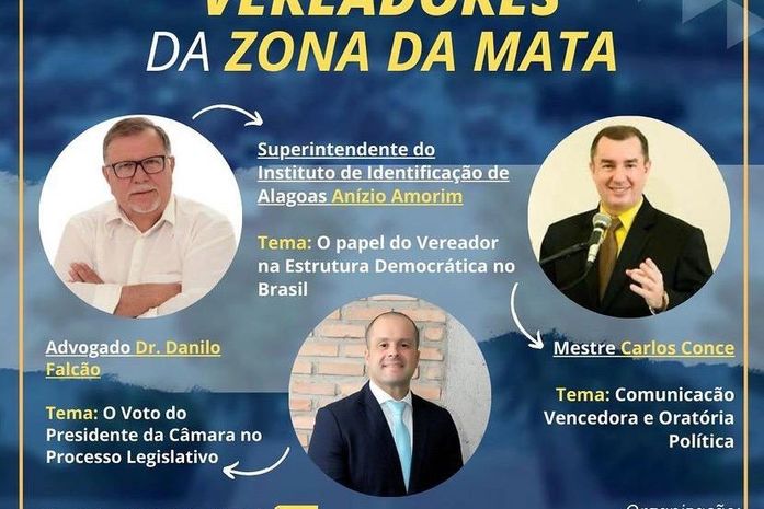Capela promove nesta quinta I Encontro de Vereadores da Zona da Mata de AL