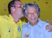 Francisco Sales e o pai, o advogado Chico Sales