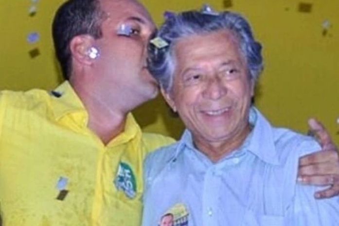 Francisco Sales e o pai, o advogado Chico Sales