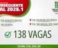 Inscrições abertas: Ifal oferta 138 vagas em quatro cursos técnicos subsequentes
