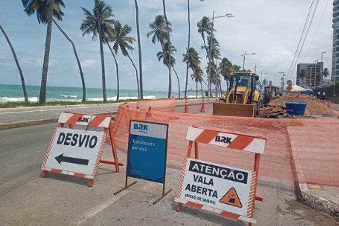 Confira quais são as obras da BRK em andamento em Maceió e qual prazo para término delas