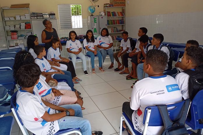 Filme sobre a história da aldeia Wassu Cocal emociona e inspira alunos de Alagoas