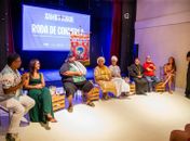 Samba da Periferia leva oficina percussiva e debate sobre fé e cultura ao Theatro Homerinho com ações do PNAB