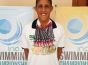 Jovem deodorense conquista sete medalhas no Campeonato Mundial de Natação Paralímpica