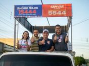 André Silva e vereador Thiago ML realizam carreata pelos bairros de Arapiraca