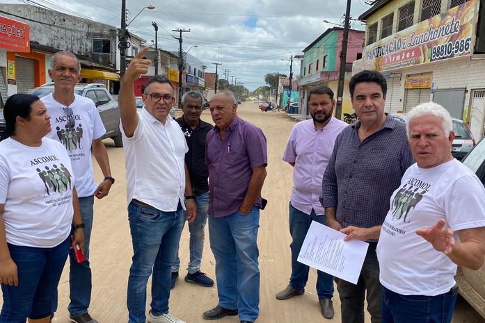 Vereador Luciano Marinho busca assegurar novos investimentos para o bairro Cidade Universitária com visita do secretário de infraestrutura de Maceió