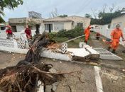 Chuvas, raios e ventos fortes provocam transtornos em Arapiraca, Maceió e outras cidades; confira imagens