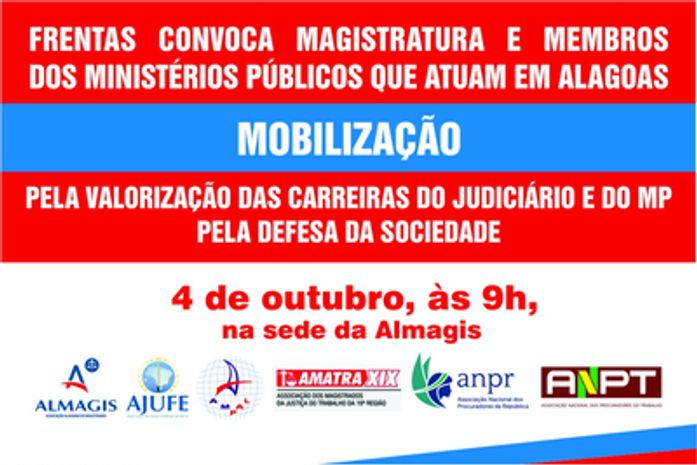 Magistrados e membros do MP realizam mobilização nesta terça-feira