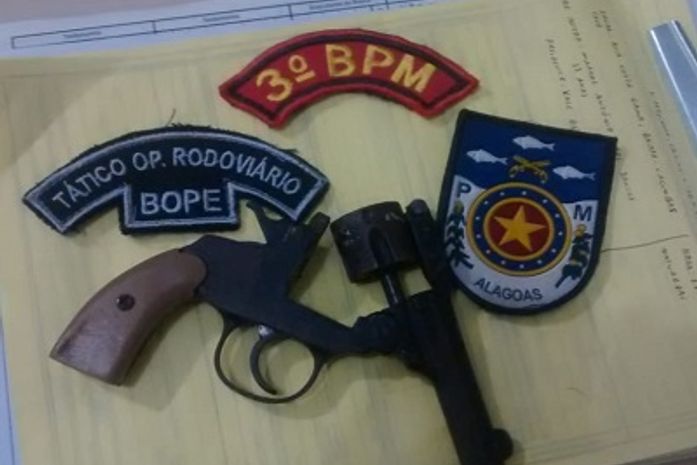 Arma de fogo apreendida após militares abortarem assalto em Arapiraca