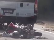 Motociclista sofre traumatismo cranioencefálico após colisão com van na BR-316