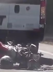 Motociclista sofre traumatismo cranioencefálico após colisão com van na BR-316