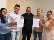 Prefeito de Matriz assina obra de serviço visando incrementar ainda mais a educação