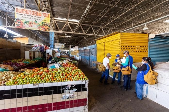 Mercado da Produção e feiras recebem serviços de desratização e dedetização