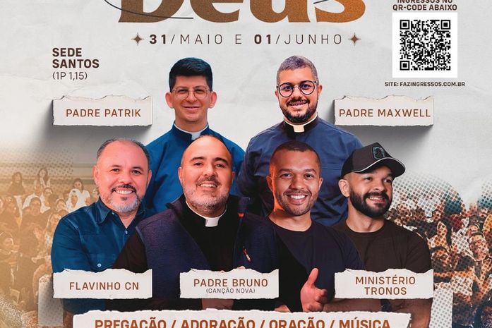 Congresso de Adoração "Sede de Deus 2025" reúne fiéis em Maceió com Padre Bruno Costa e Flavinho