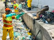Em janeiro, limpeza nos canais da capital retirou mais de 1,5 tonelada de resíduos