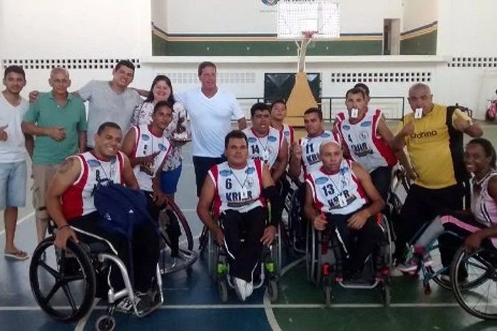 Time de basquete da Adfima representa AL em campeonato regional