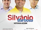 Silvânio Barbosa segue em material de campanha de candidatos
