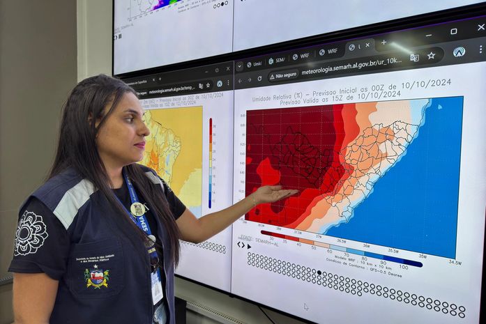 Semarh emite aviso de baixa umidade do ar em regiões do interior de Alagoas