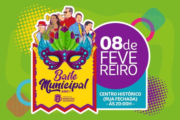 Baile Municipal abre a programação do Carnaval da Terra do Frevo das Alagoas