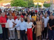 Prefeitura de Olho D'água do Casado entrega nova frota de veículo e assina Ordem de Serviço para reforma de praça