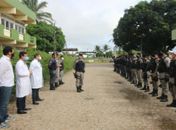 Especialistas do HEA orientam PMs nos cuidados e prevenção com a Covi-19