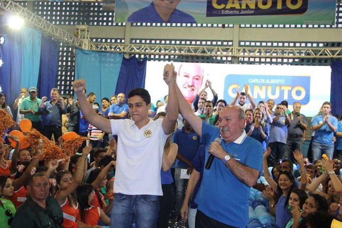 Ediberto Júnior e Carlos Alberto Canuto, ambos do PMDB