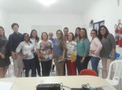 Representantes das entidades que organizam a I Feira Alagoana de Inclusão da Pessoa com Deficiência no Mercado de Trabalho