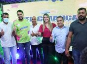 Presidente Nego das Brenhas participa com vereadores de evento do Dia das Crianças em Santana do Mundaú