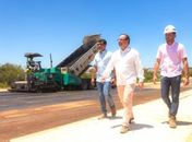 Prefeito Luciano Barbosa inspeciona obras de melhoria da mobilidade urbana em Arapiraca