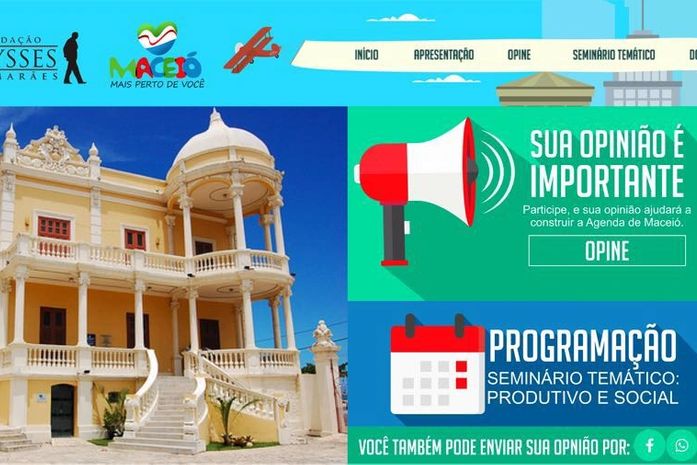 PMDB de Renan Filho entra com tudo na eleição de Maceió e Fundação já lança até site