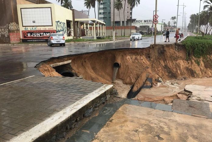 Imagem de cratera é de 2018