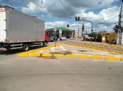 Semáforo instalado no cruzamento da Rodovia Estadual AL-115