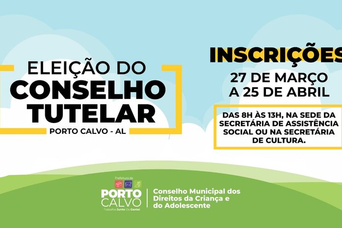 Comdica abre inscrições para eleição do Conselho Tutelar em Porto Calvo