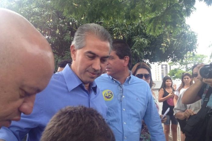 Reinaldo Azambuja foi eleito governador de Mato Grosso do Sul (Foto: Lucas Lourenço / G1 MS)