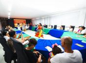 O movimento negro na  dança de Olodum fez a abertura, do I Encontro Municipal de Equidade, da Prefeitura de Maceió