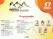Cartaz do evento mostra uma recheada programação, inciando logo na quinta