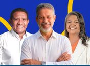 Júlio Cezar e Tia Júlia recebem Arthur Lira, após ato histórico com Renan Filho e Renan Calheiros